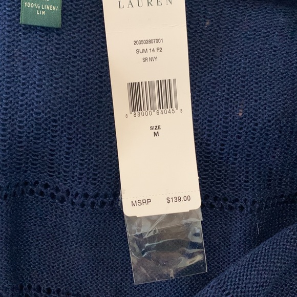 Lauren Ralph Lauren 100% linen cardigan - Picture 9 of 9